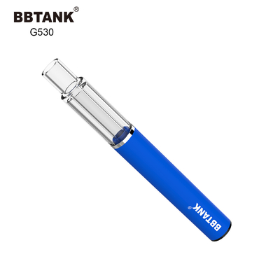 충전식 320mAh THC 일회용 Vape 장치 모든 유리 세라믹 코일