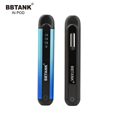 BBTANK 2 밀리람베르트 농유 펜 버릴 수 있는 릴은 포드 장치 재충전이 가능한 IN 포드 커스텀 로고  델타 8 오일 포드 불연성 담배 CBD를 기화시킵니다