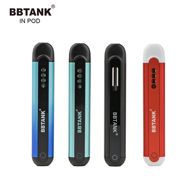 BBTANK 2 밀리람베르트 농유 펜 버릴 수 있는 릴은 포드 장치 재충전이 가능한 IN 포드 커스텀 로고  델타 8 오일 포드 불연성 담배 CBD를 기화시킵니다