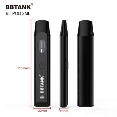 BBTANK 2 그램 일회용은 올인원 부분을 기화시키고 장치를 기화시킵니다