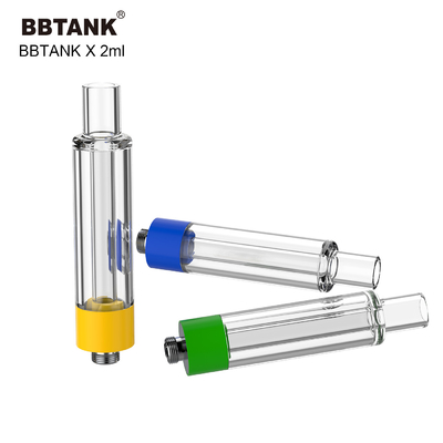 BBTANK 공장 도매 원래 가득 찬 유리 카트리지 0.5 밀리람베르트 1.0 2.0 그램, 510개 스레드, 적당한 넓은 범위 점도유